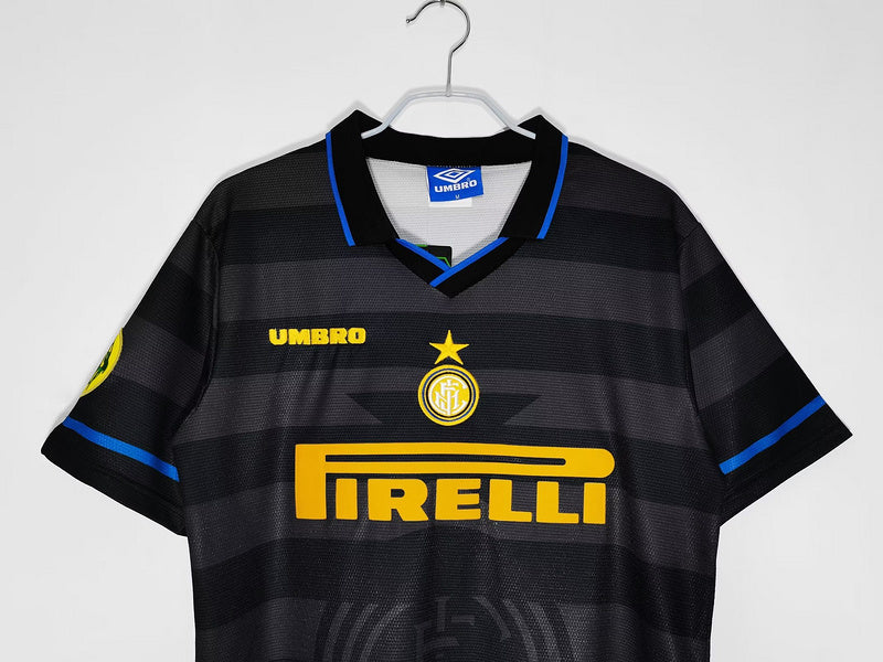 Camisa Inter de Milão Retrô 1997/1998 Preta - | Futmantos