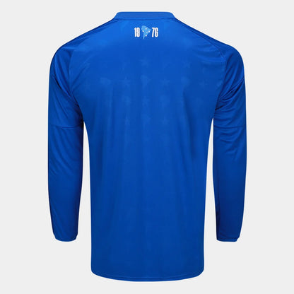 Camisa Cruzeiro I 26/27 Manga Longa - Azul Royal | Futmantos