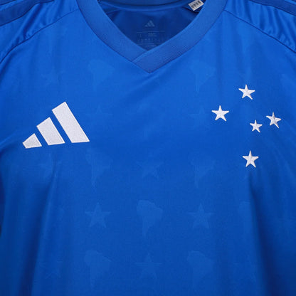 Camisa Cruzeiro I 26/27 Manga Longa - Azul Royal | Futmantos