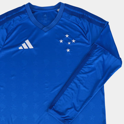 Camisa Cruzeiro I 26/27 Manga Longa - Azul Royal | Futmantos