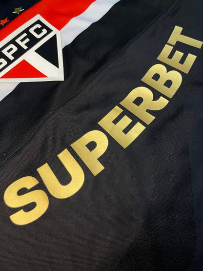 Camisa São Paulo III Preta 25/26 Jogador | Futmantos