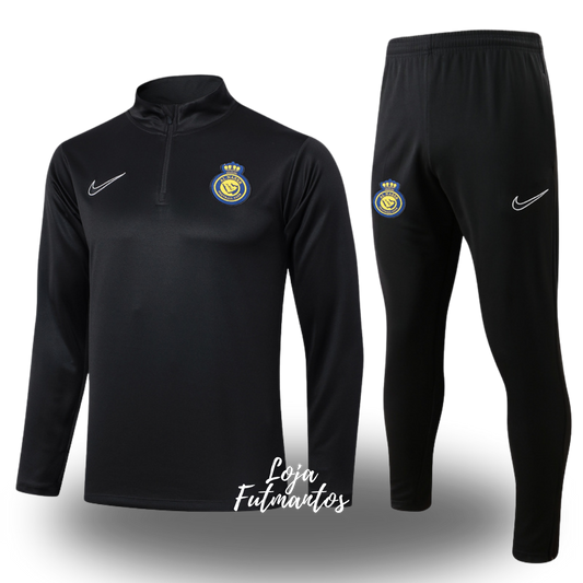 Agasalho de treino Al Nassr 24/25 - Preto  | Futmantos