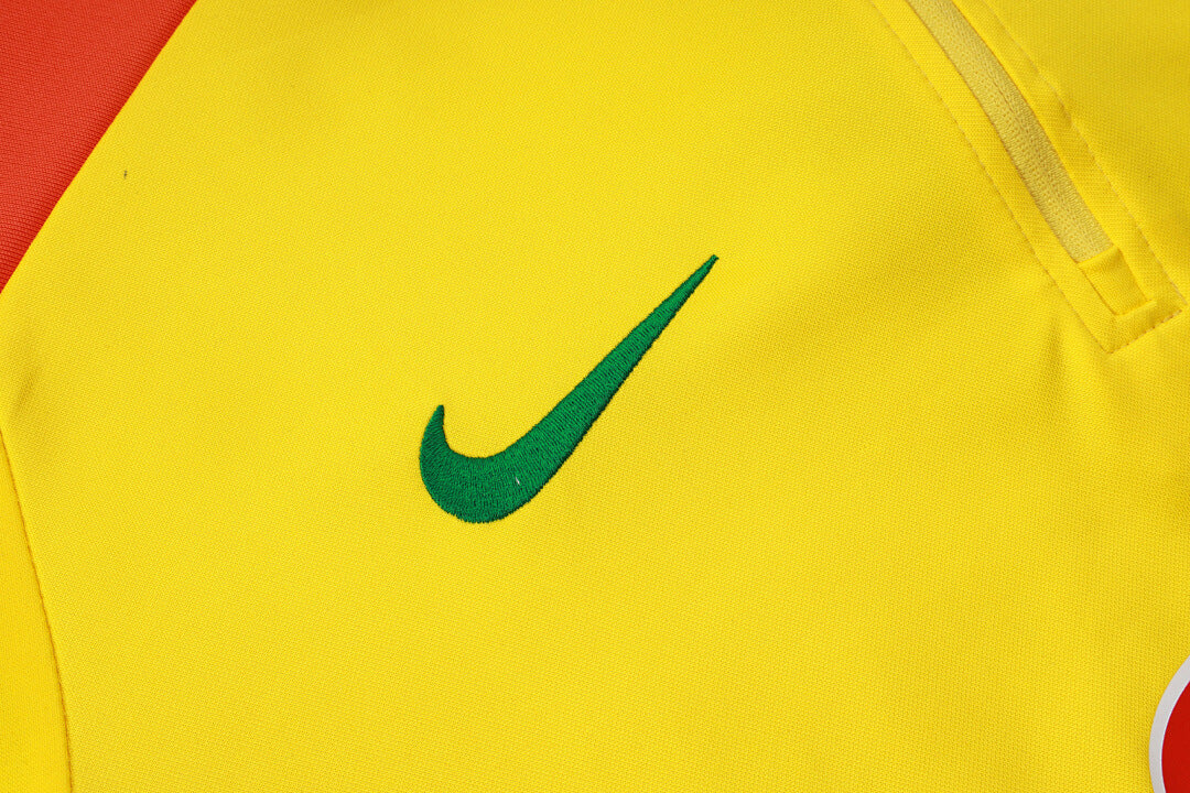 Conjunto Agasalho Brasil amarelo I Futmantos