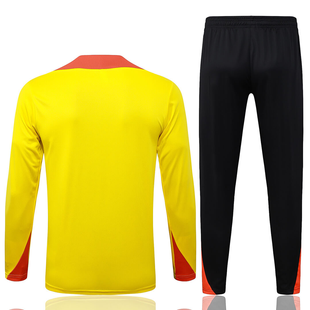 Conjunto Agasalho Brasil amarelo I Futmantos