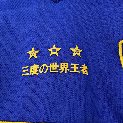 Camisa Boca Juniors - 23/24 - Azul/Amarelo - Ed. Aniversário | Futmantos