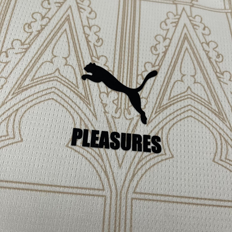 Camisa Milan X Pleasures IV 23/24 - Branco | Futmantos