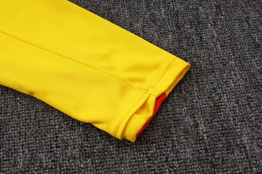 Conjunto Agasalho Brasil amarelo I Futmantos
