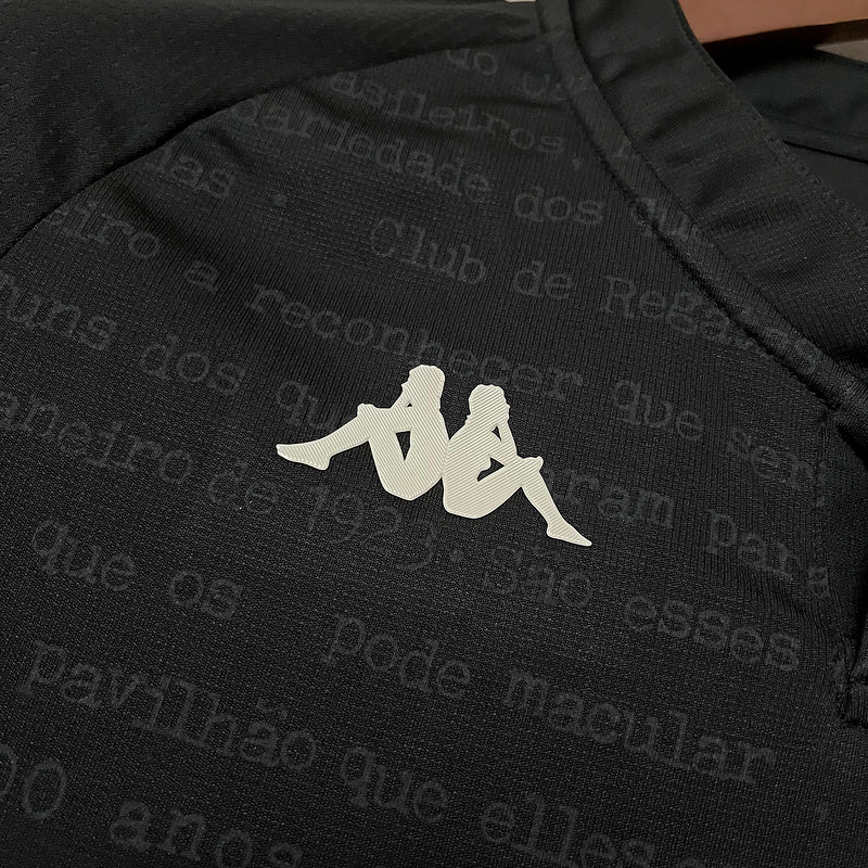 Camisa Vasco da Gama lV 24/25 - Feminina Al Black | Futmantos