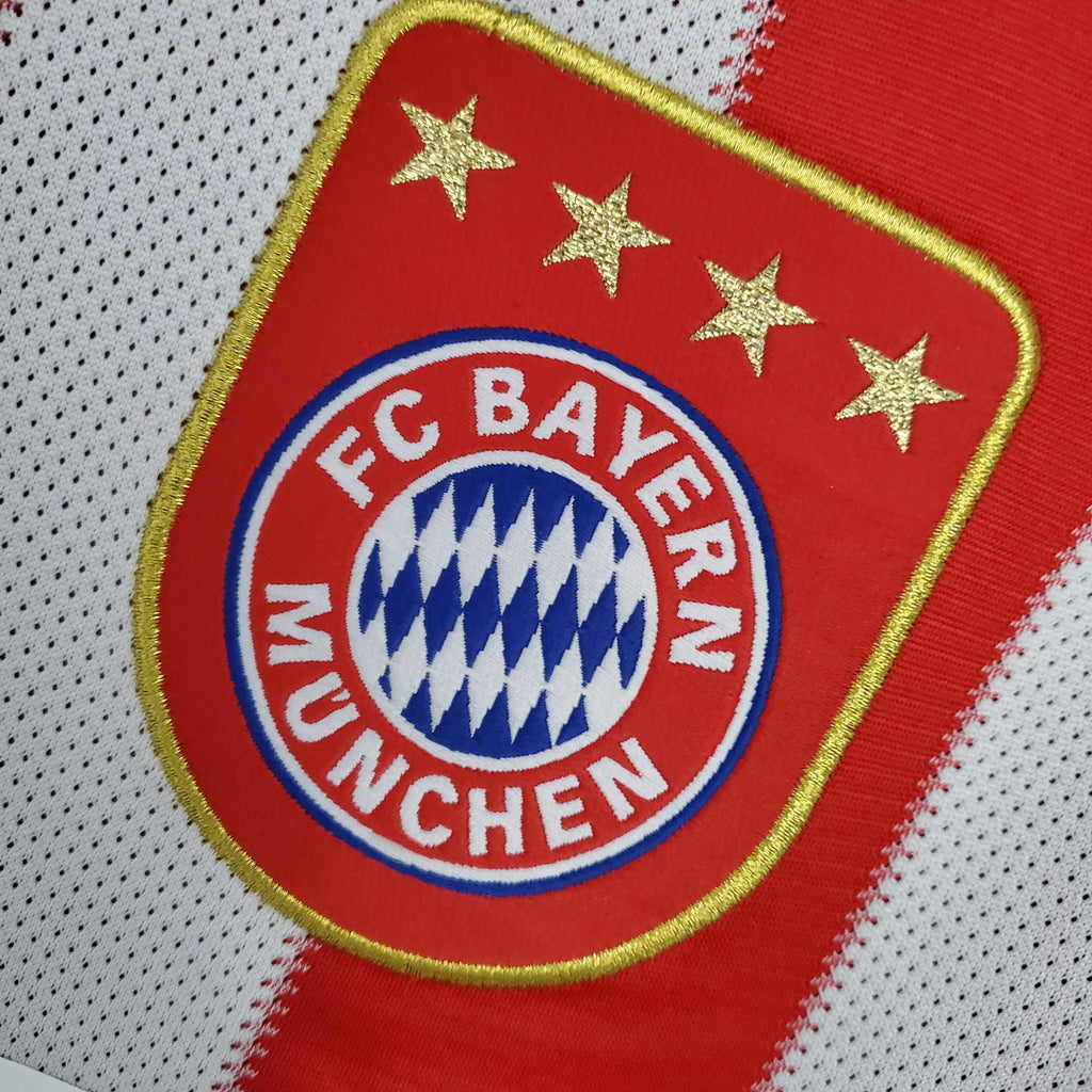 Camisa Bayern de Munique Retrô 2010/2011 Vermelha e Branca - | Futmantos