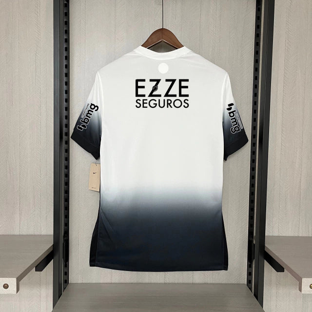 Camisa Corinthians l 24/25 Masculina Com Patrocínios | Futmantos